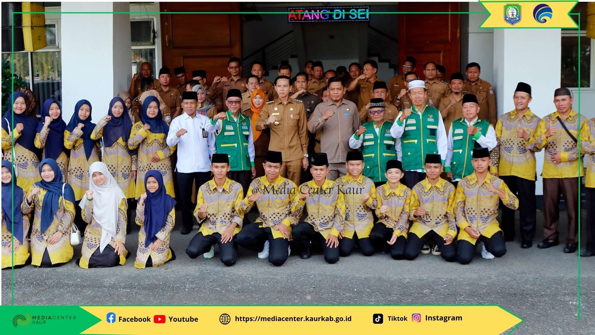 Dilepas Bupati, 25 Kafilah Kaur Siap Berlaga di MTQ XXXVII Provinsi Bengkulu