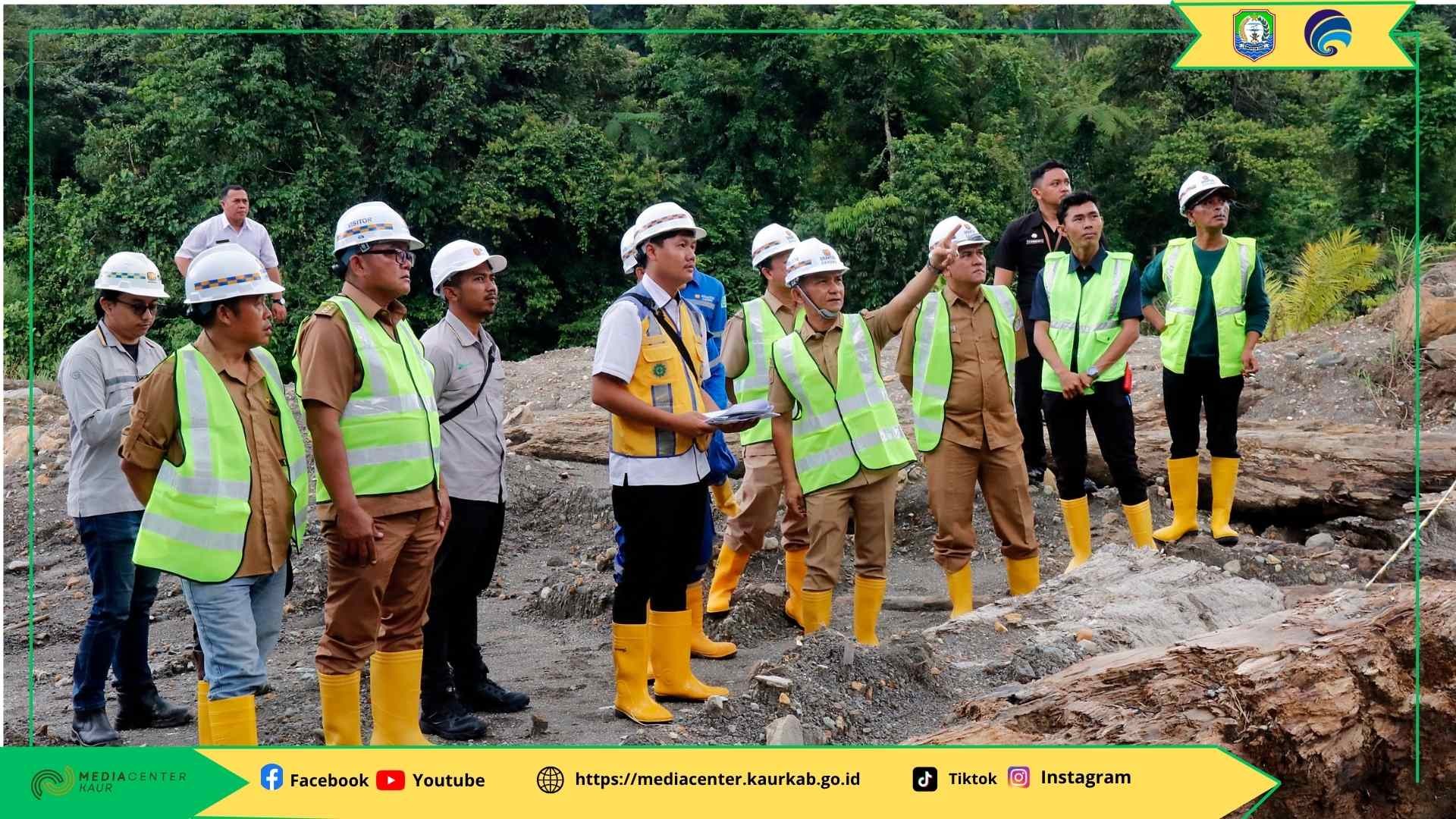  Pastikan Perbaikan PLTMH 3,5 MW  Berjalan Lancar, Wabup Abdul Hamid Inspeksi PT Sahung Brantas 