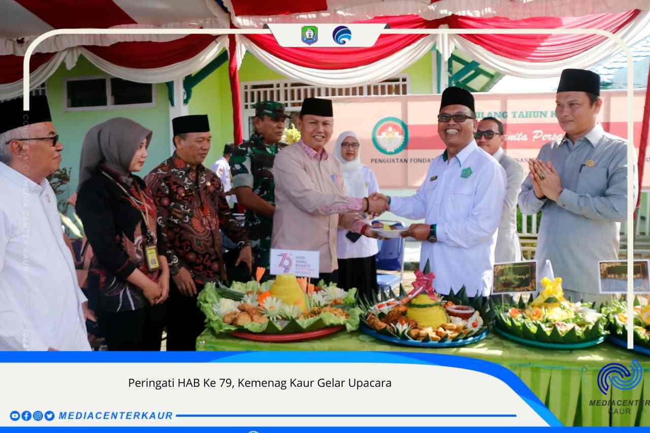 Peringati HAB Ke 79, Kemenag Kaur Gelar Upacara 