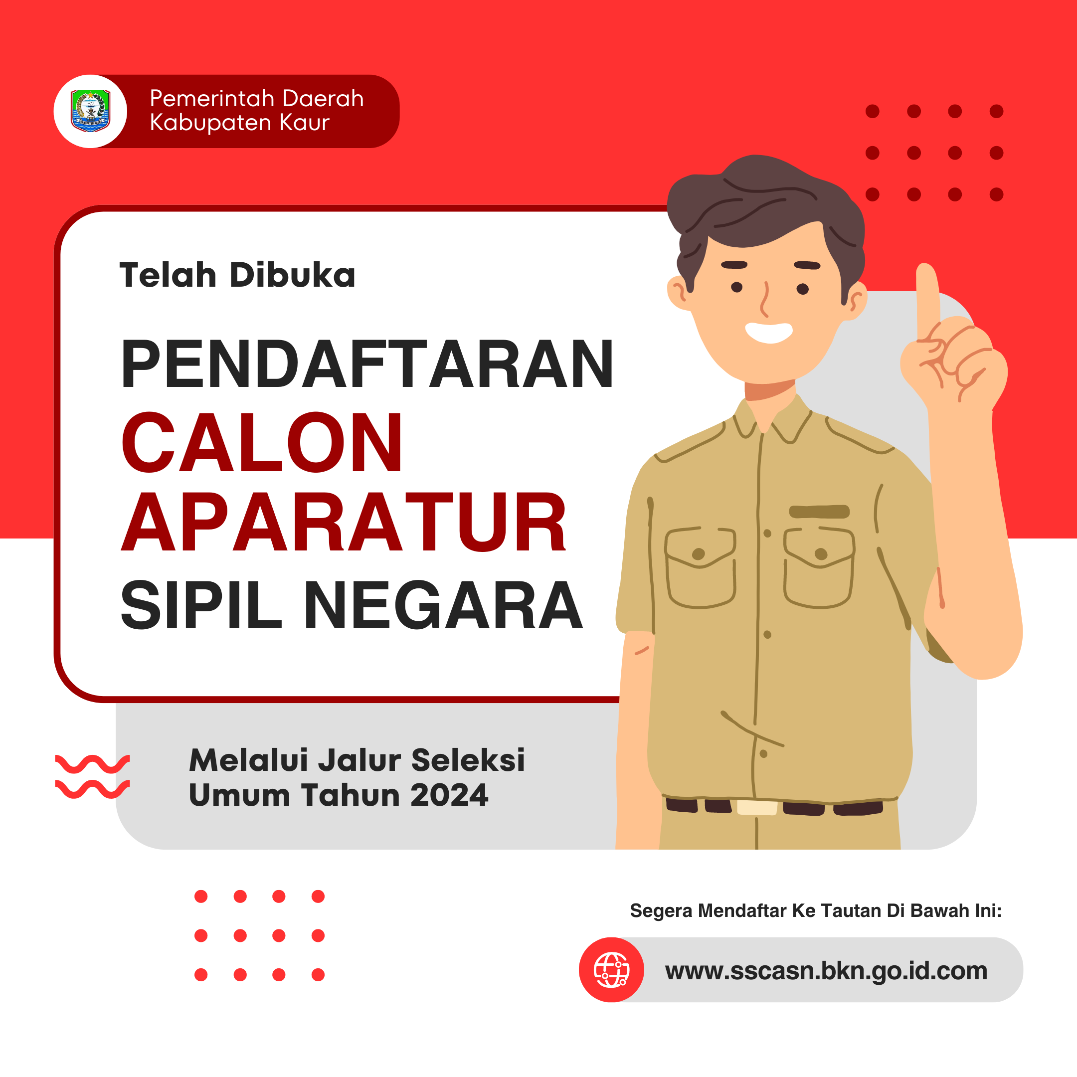 PENGUMUMAN FORMASI CPNS KABUPATEN KAUR TAHUN 2024
